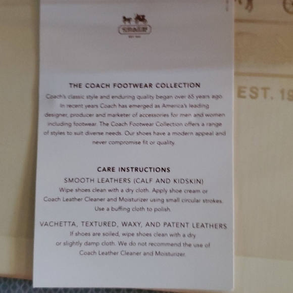 Authentic Lightly fur lined COACH healed shoes. - Picture 8 of 8